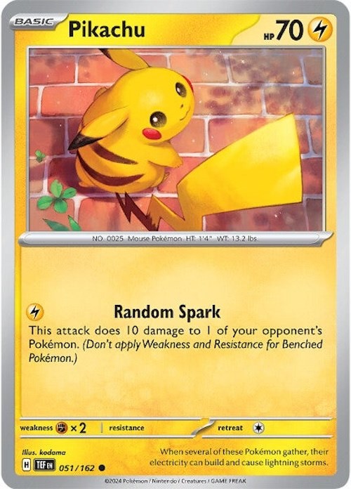 Pikachu (051/162) [Scarlet & Violet: Temporal Forces] | Enigma On Main