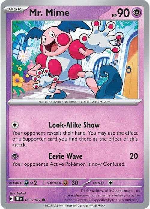 Mr. Mime (063/162) [Scarlet & Violet: Temporal Forces] | Enigma On Main