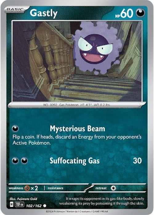 Gastly (102/162) [Scarlet & Violet: Temporal Forces] | Enigma On Main