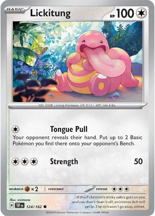 Lickitung (124/162) [Scarlet & Violet: Temporal Forces] | Enigma On Main