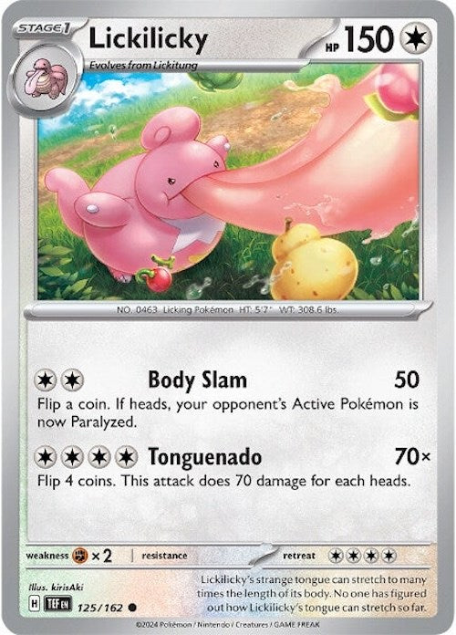 Lickilicky (125/162) [Scarlet & Violet: Temporal Forces] | Enigma On Main