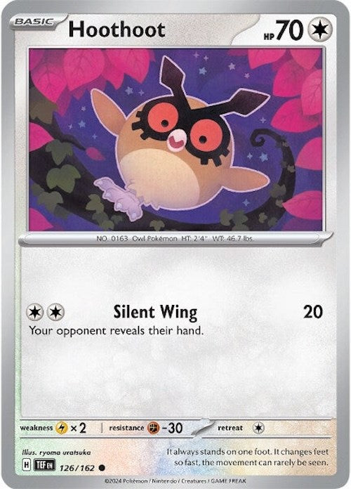 Hoothoot (126/162) [Scarlet & Violet: Temporal Forces] | Enigma On Main