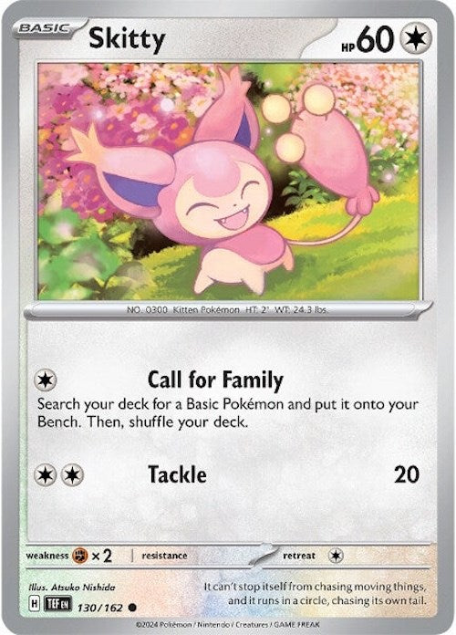 Skitty (130/162) [Scarlet & Violet: Temporal Forces] | Enigma On Main