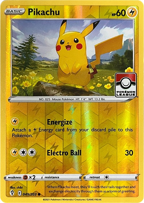 Pikachu (049/203) (2023 2024 League Promo) [League & Championship Cards] | Enigma On Main