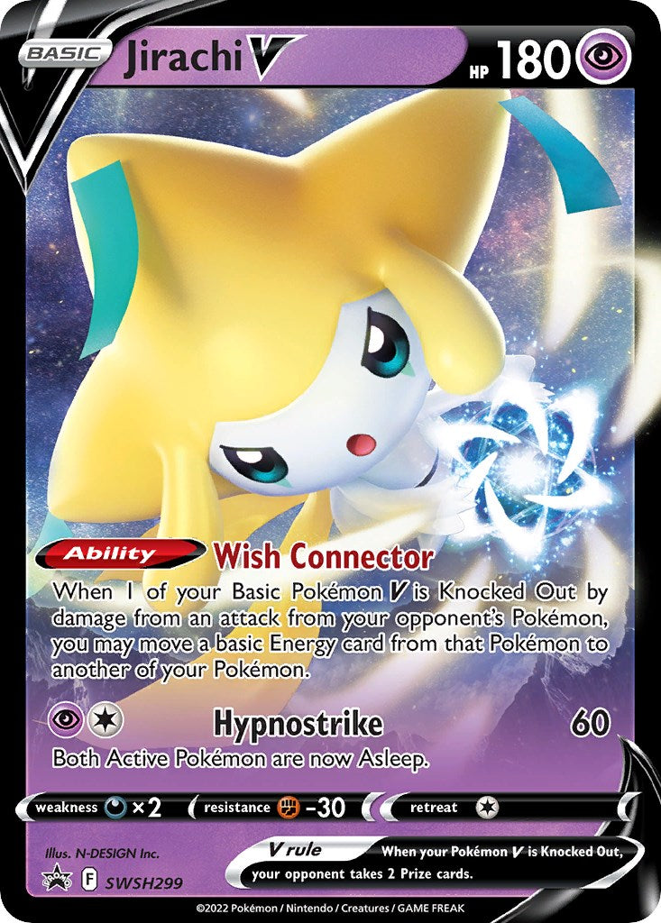 Jirachi V (SWSH299) [Sword & Shield: Black Star Promos] | Enigma On Main