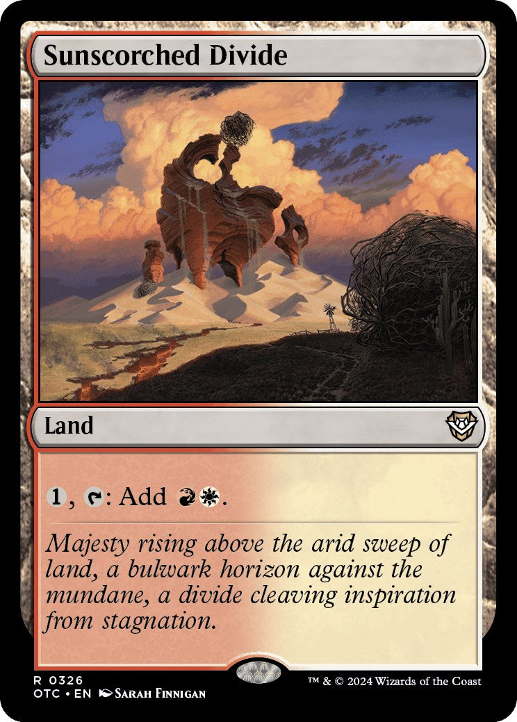Sunscorched Divide [Outlaws of Thunder Junction Commander] | Enigma On Main