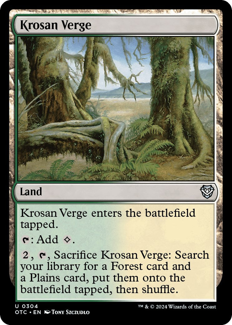 Krosan Verge [Outlaws of Thunder Junction Commander] | Enigma On Main