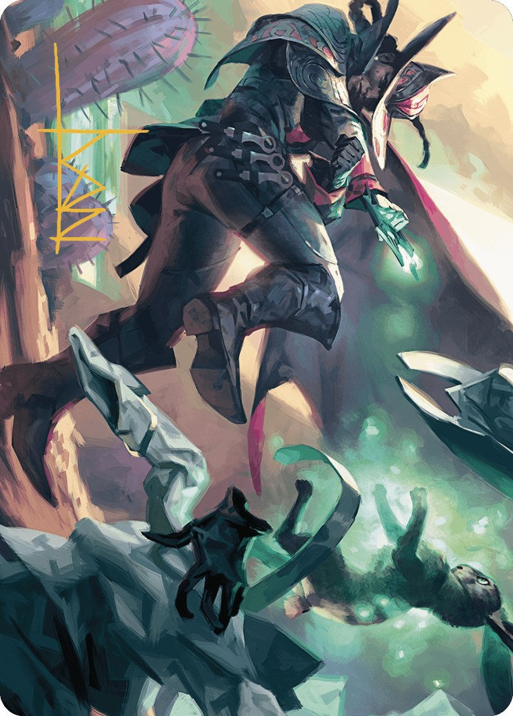 Metamorphic Blast Art Card (Gold-Stamped Signature) [Outlaws of Thunder Junction Art Series] | Enigma On Main