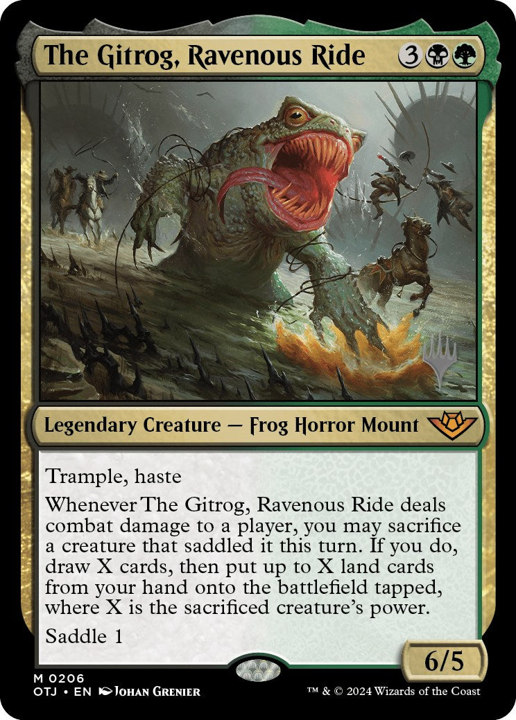 The Gitrog, Ravenous Ride (Promo Pack) [Outlaws of Thunder Junction Promos] | Enigma On Main