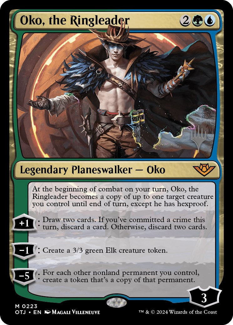 Oko, the Ringleader (Promo Pack) [Outlaws of Thunder Junction Promos] | Enigma On Main