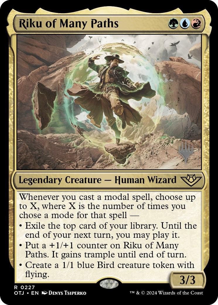 Riku of Many Paths (Promo Pack) [Outlaws of Thunder Junction Promos] | Enigma On Main