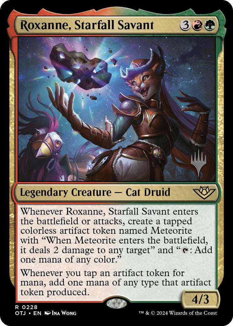 Roxanne, Starfall Savant (Promo Pack) [Outlaws of Thunder Junction Promos] | Enigma On Main