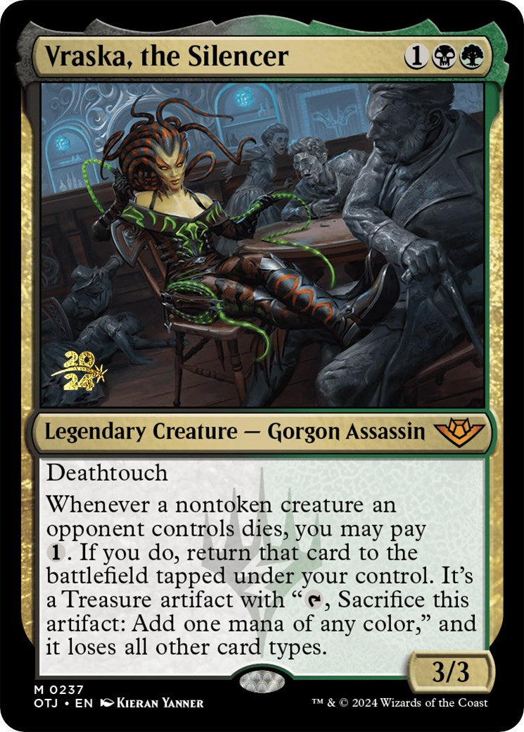 Vraska, the Silencer [Outlaws of Thunder Junction Prerelease Promos] | Enigma On Main