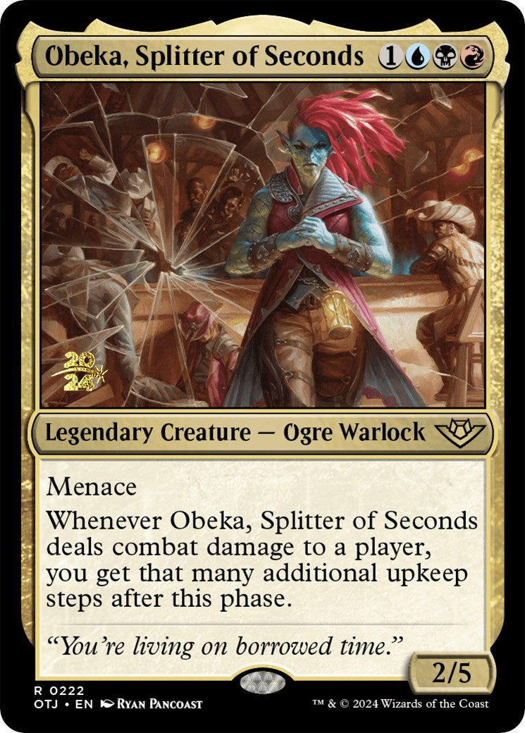 Obeka, Splitter of Seconds [Outlaws of Thunder Junction Prerelease Promos] | Enigma On Main