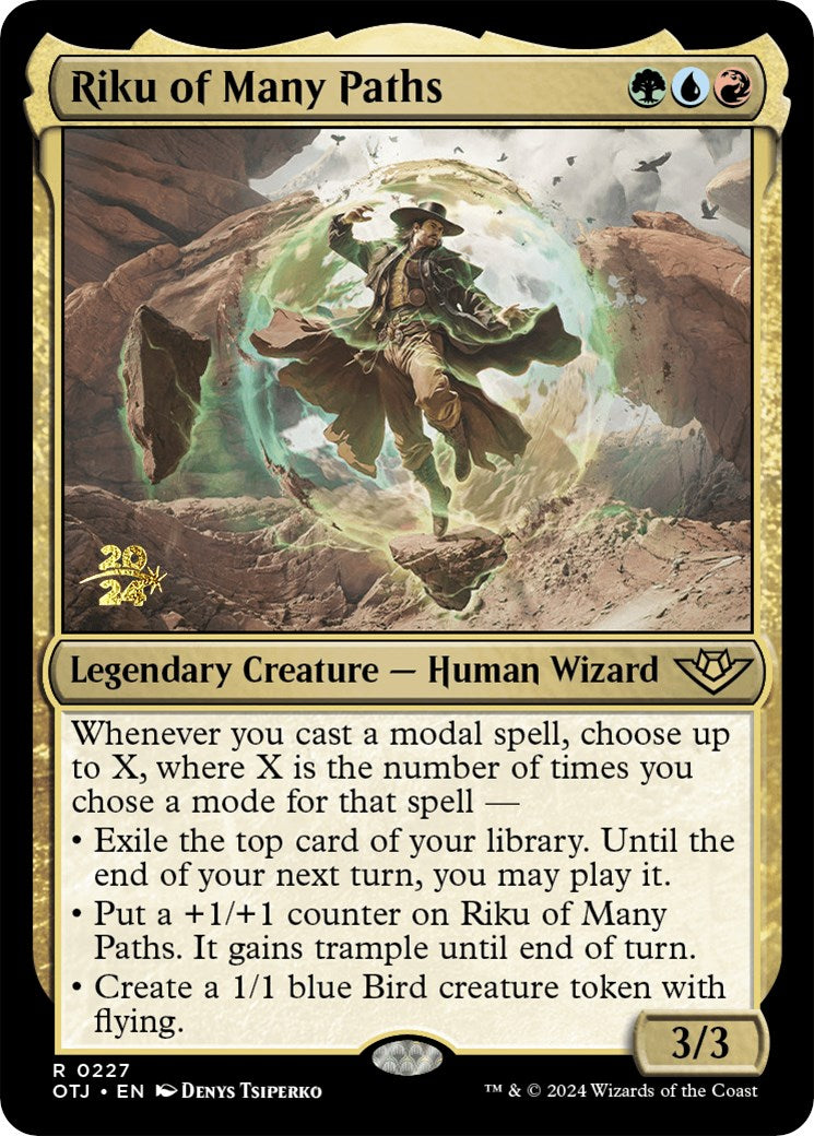 Riku of Many Paths [Outlaws of Thunder Junction Prerelease Promos] | Enigma On Main