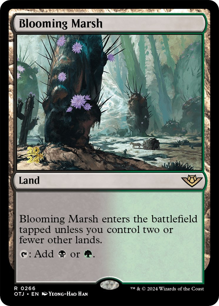 Blooming Marsh (OTJ) [Outlaws of Thunder Junction Prerelease Promos] | Enigma On Main