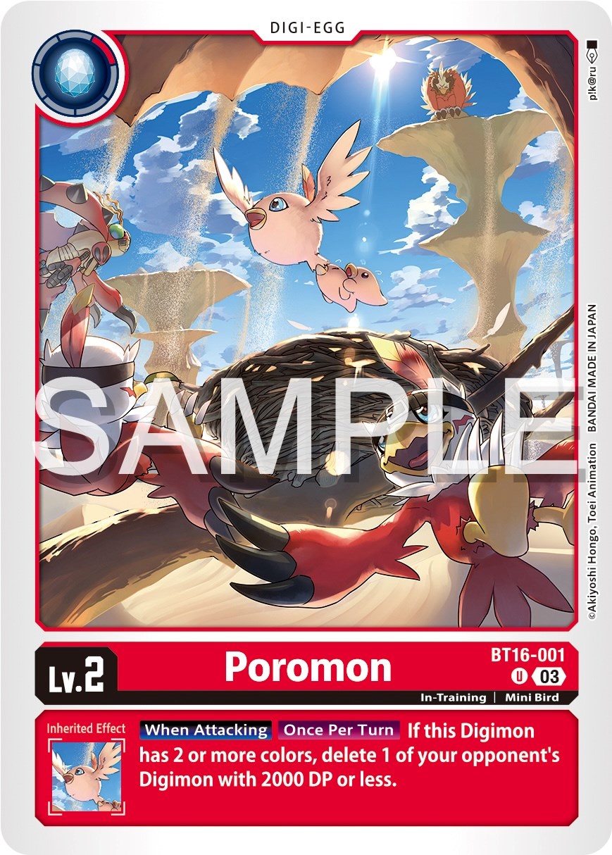 Poromon [BT16-001] [Beginning Observer] | Enigma On Main