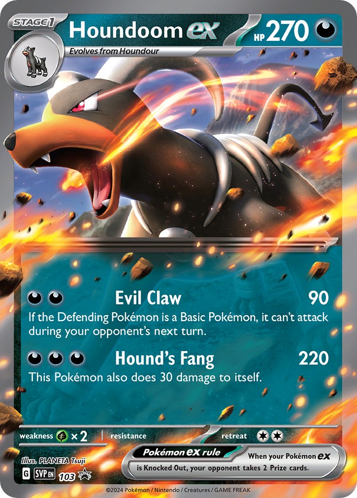 Houndoom ex (103) [Scarlet & Violet: Black Star Promos] | Enigma On Main