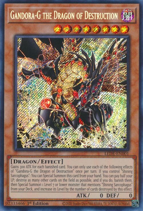 Gandora-G the Dragon of Destruction [LEDE-EN001] Secret Rare | Enigma On Main