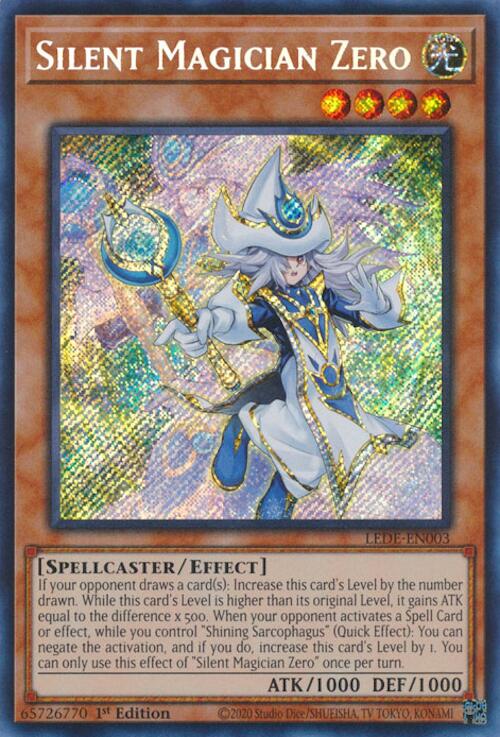 Silent Magician Zero [LEDE-EN003] Secret Rare | Enigma On Main