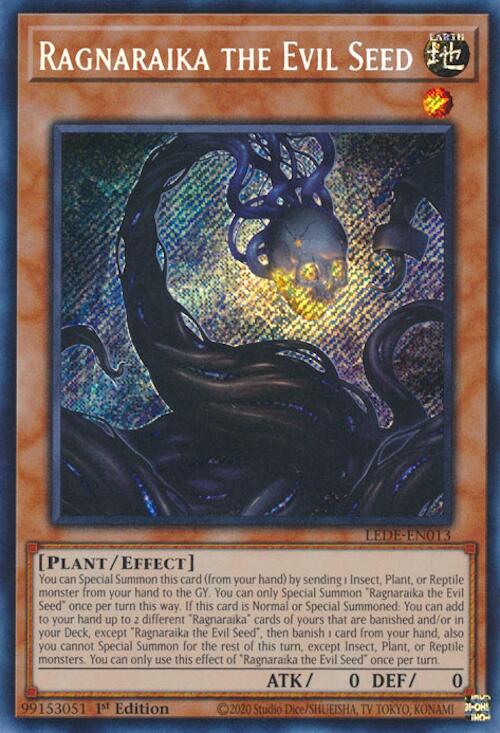 Ragnaraika the Evil Seed [LEDE-EN013] Secret Rare | Enigma On Main