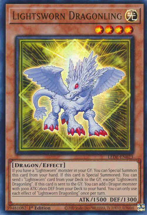 Lightsworn Dragonling [LEDE-EN023] Ultra Rare | Enigma On Main