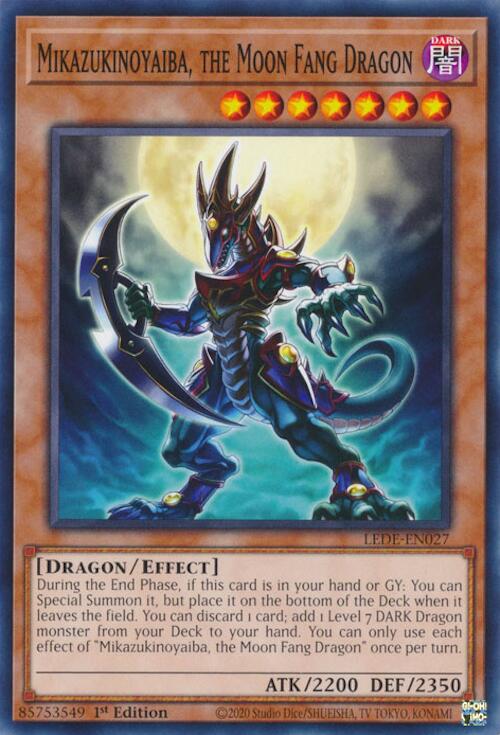 Mikazukinoyaiba, the Moon Fang Dragon [LEDE-EN027] Common | Enigma On Main