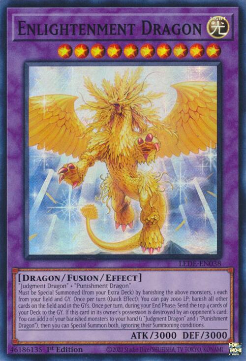 Enlightenment Dragon [LEDE-EN038] Super Rare | Enigma On Main