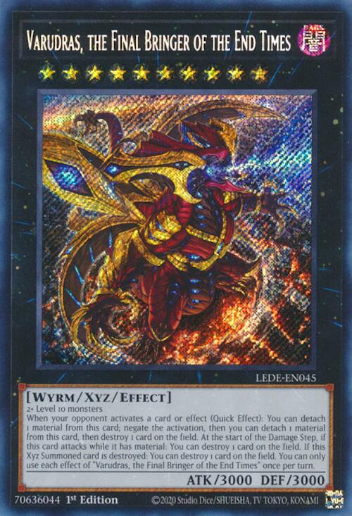 Varudras, the Final Bringer of the End Times [LEDE-EN045] Secret Rare | Enigma On Main