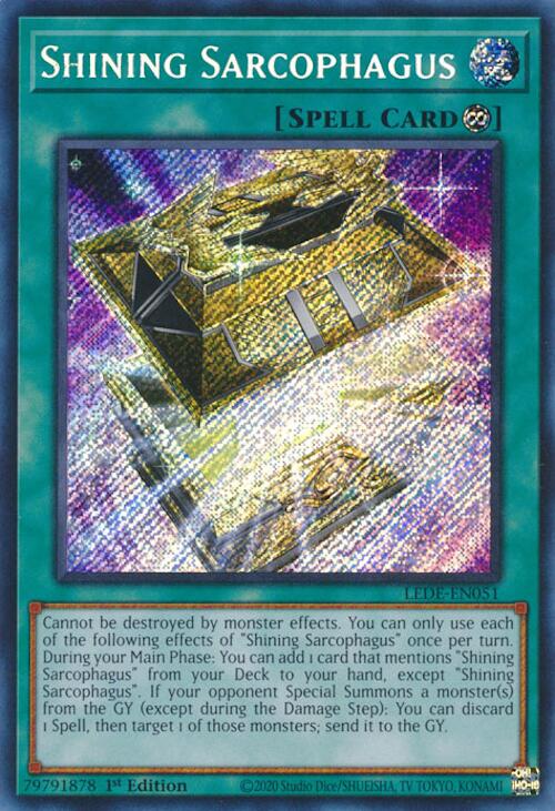 Shining Sarcophagus [LEDE-EN051] Secret Rare | Enigma On Main