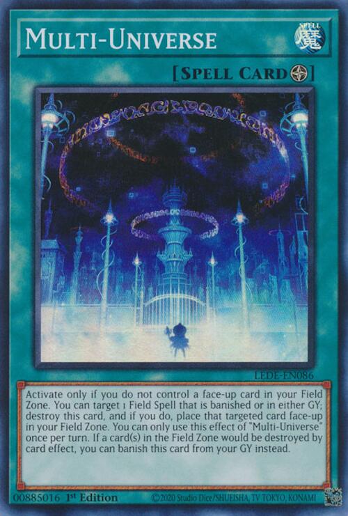 Multi-Universe [LEDE-EN086] Super Rare | Enigma On Main