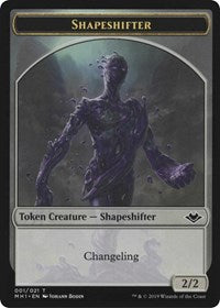 Shapeshifter (001) // Serra the Benevolent Emblem (020) Double-Sided Token [Modern Horizons Tokens] | Enigma On Main