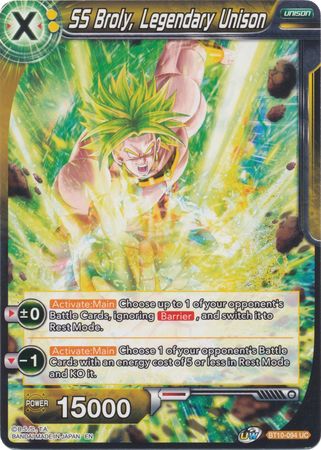 SS Broly, Legendary Unison (BT10-094) [Rise of the Unison Warrior 2nd Edition] | Enigma On Main