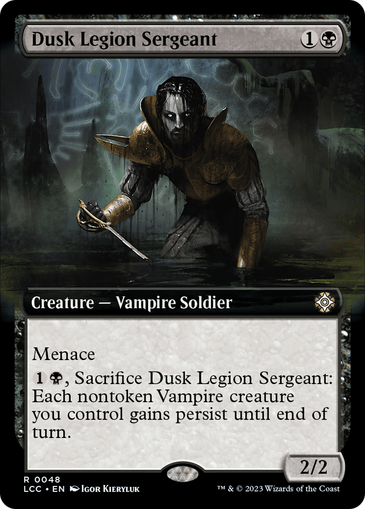 Dusk Legion Sergeant (Extended Art) [The Lost Caverns of Ixalan Commander] | Enigma On Main