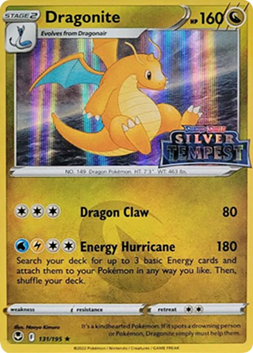 Dragonite (131/195) (Silver Tempest Stamped) [Sword & Shield: Silver Tempest] | Enigma On Main