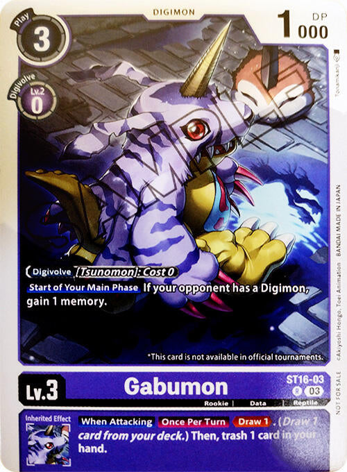 Gabumon [ST16-03] (Demo Deck Exclusive) [Starter Deck: Wolf of Friendship] | Enigma On Main