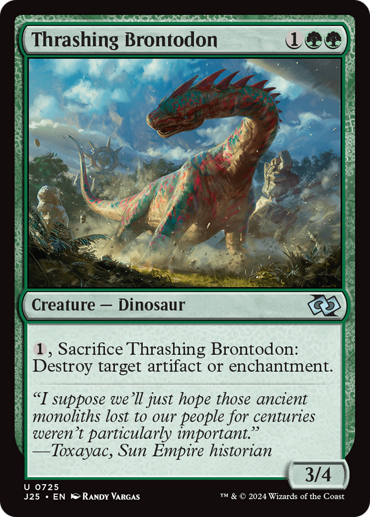 Thrashing Brontodon [Foundations Jumpstart] | Enigma On Main