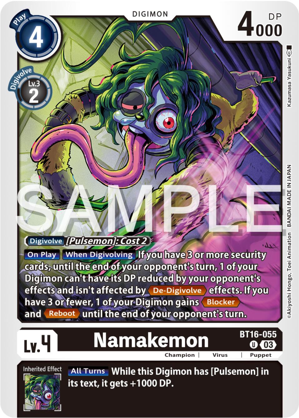 Namakemon [BT16-055] [Beginning Observer] | Enigma On Main