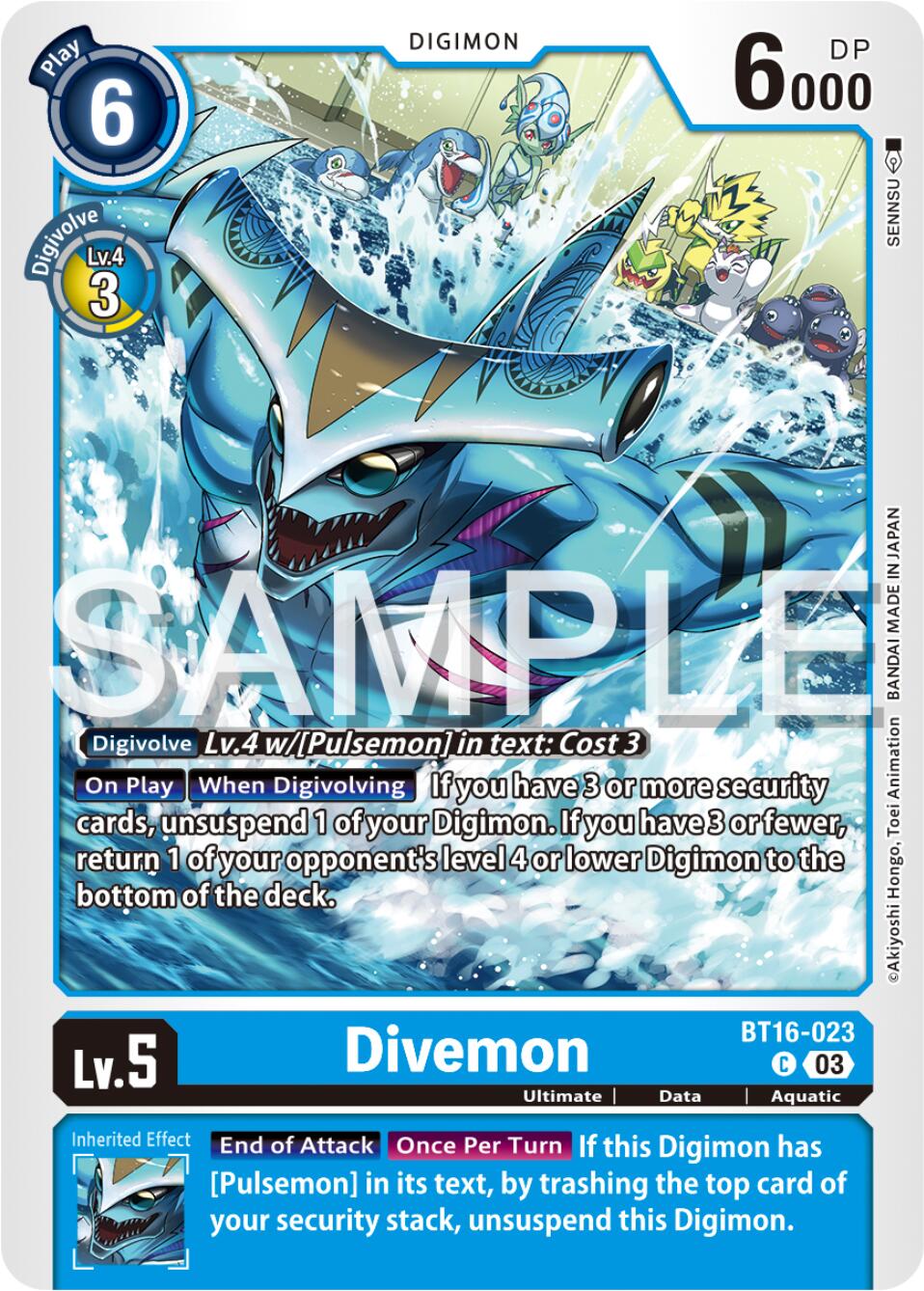 Divemon [BT16-023] [Beginning Observer] | Enigma On Main