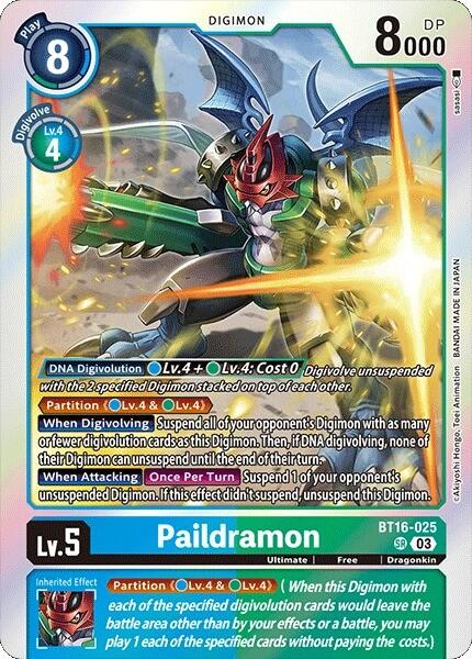 Paildramon [BT16-025] [Beginning Observer] | Enigma On Main