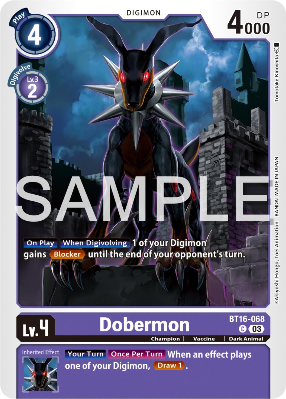 Dobermon [BT16-068] [Beginning Observer] | Enigma On Main