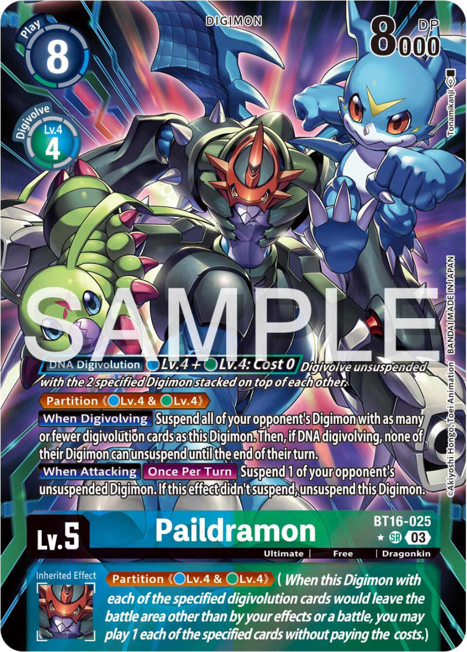 Paildramon [BT16-025] (Alternate Art) [Beginning Observer] | Enigma On Main