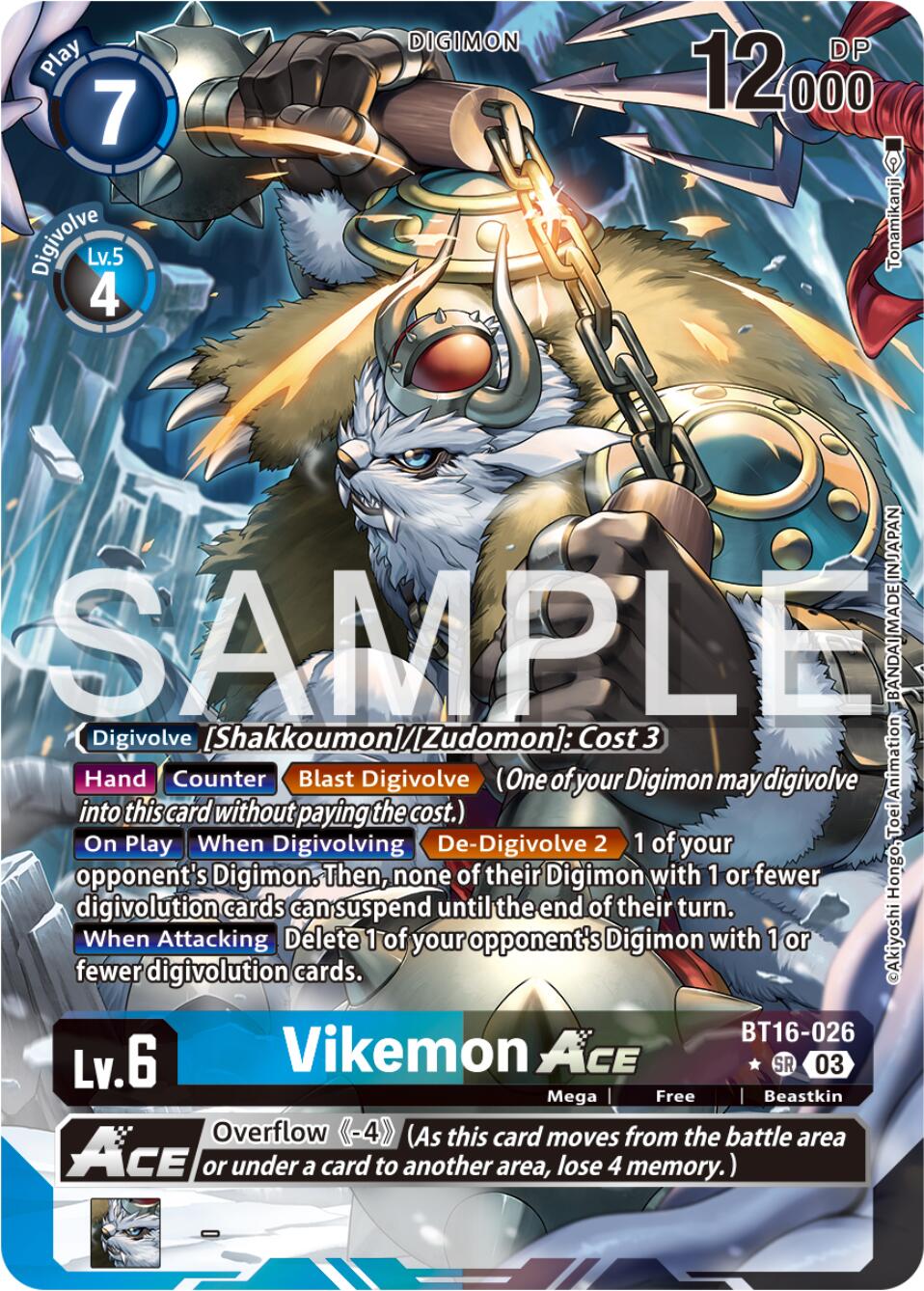 Vikemon Ace [BT16-026] (Alternate Art) [Beginning Observer] | Enigma On Main