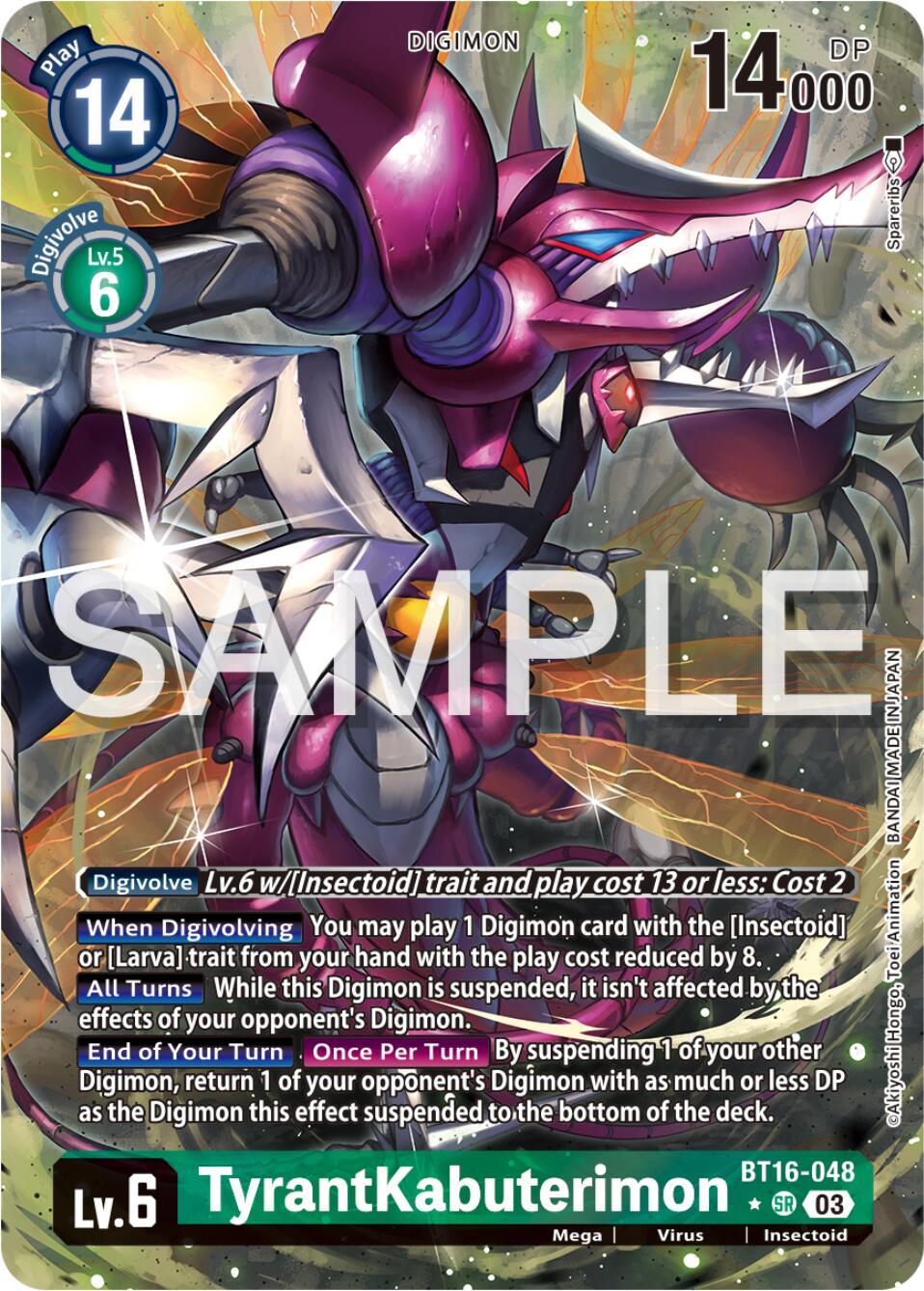 TyrantKabuterimon [BT16-048] (Alternate Art) [Beginning Observer] | Enigma On Main