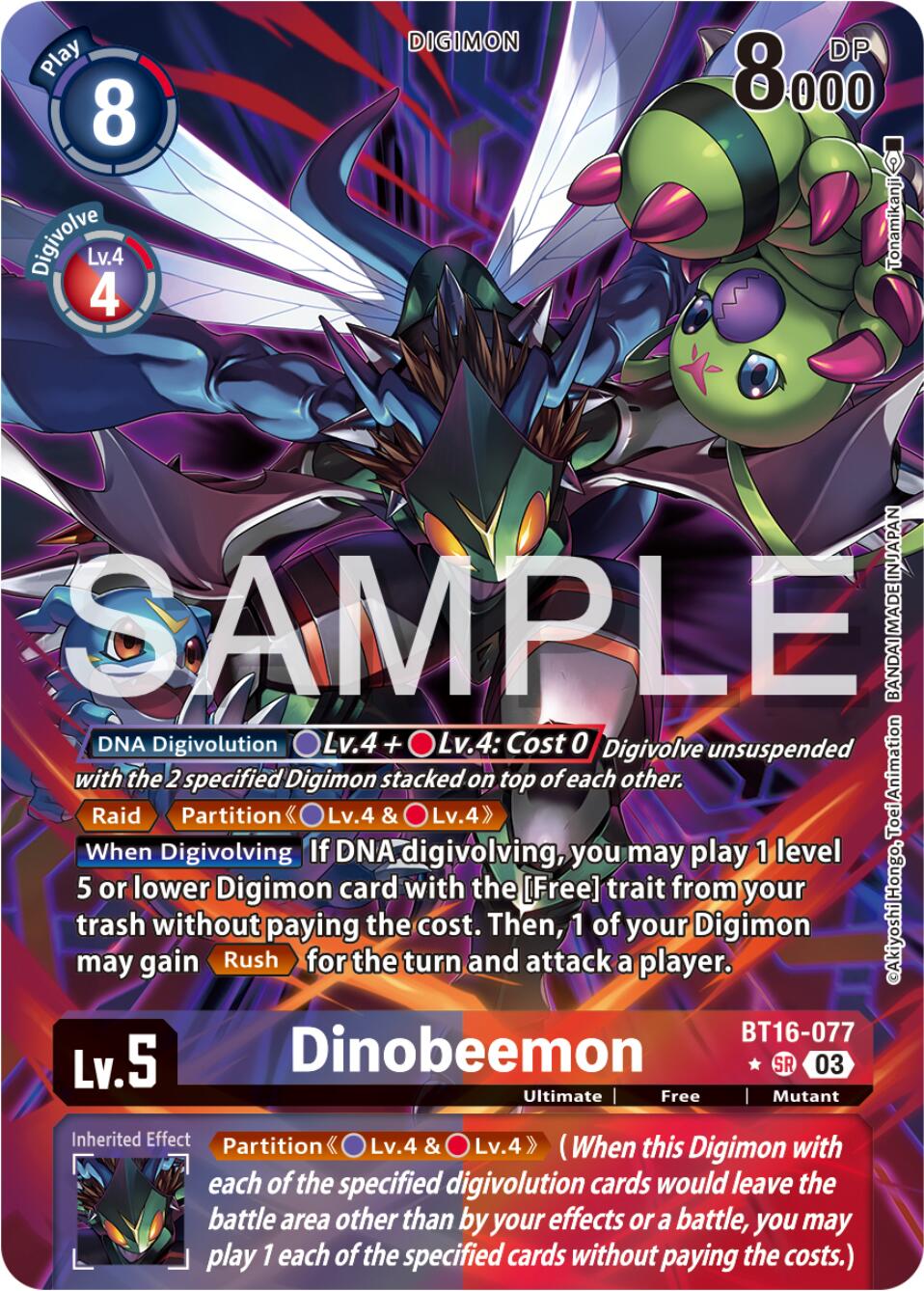 Dinobeemon [BT16-077] (Alternate Art) [Beginning Observer] | Enigma On Main