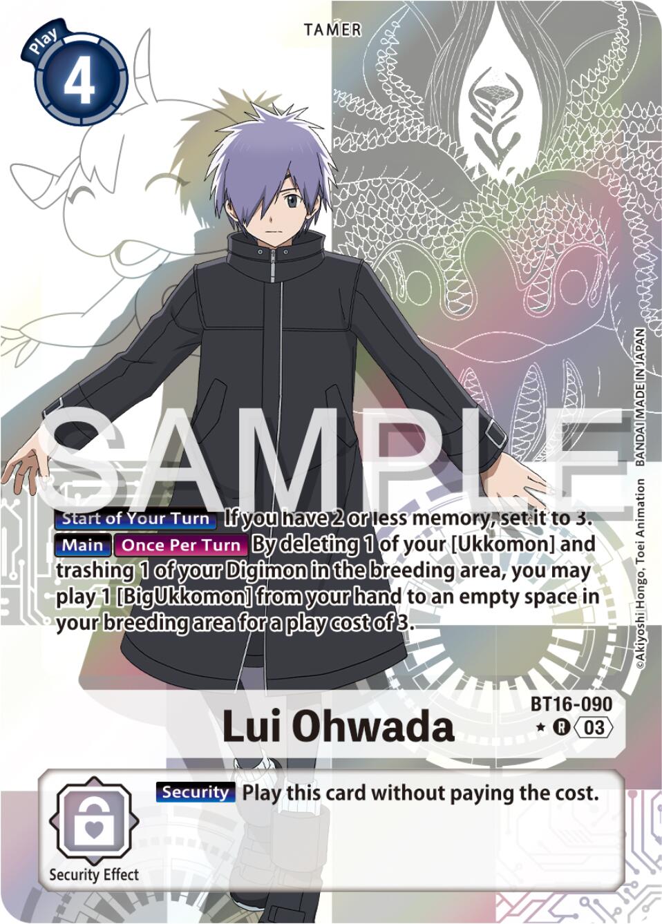 Lui Ohwada [BT16-090] (Alternate Art) [Beginning Observer] | Enigma On Main