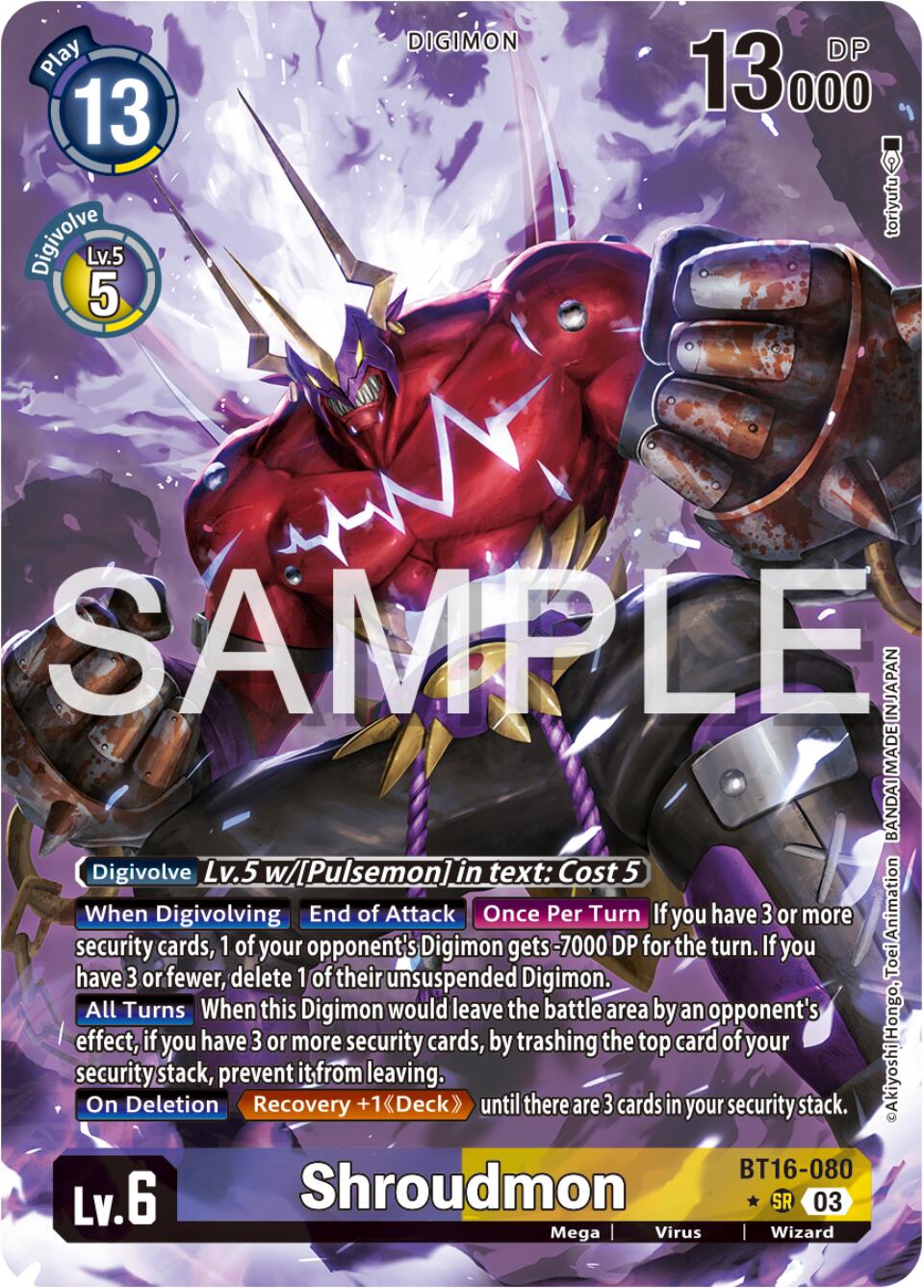 Shroudmon [BT16-080] (Alternate Art) [Beginning Observer] | Enigma On Main