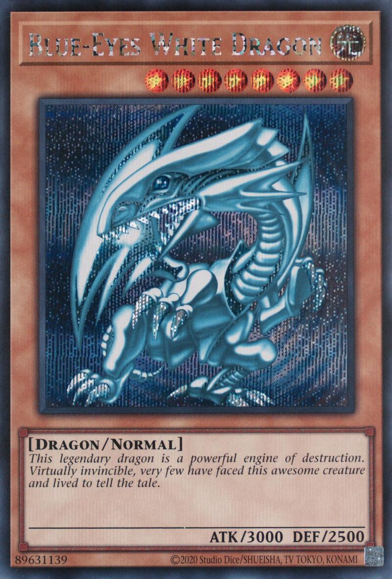 Blue-Eyes White Dragon (Secret Rare) Secret Rare | Enigma On Main