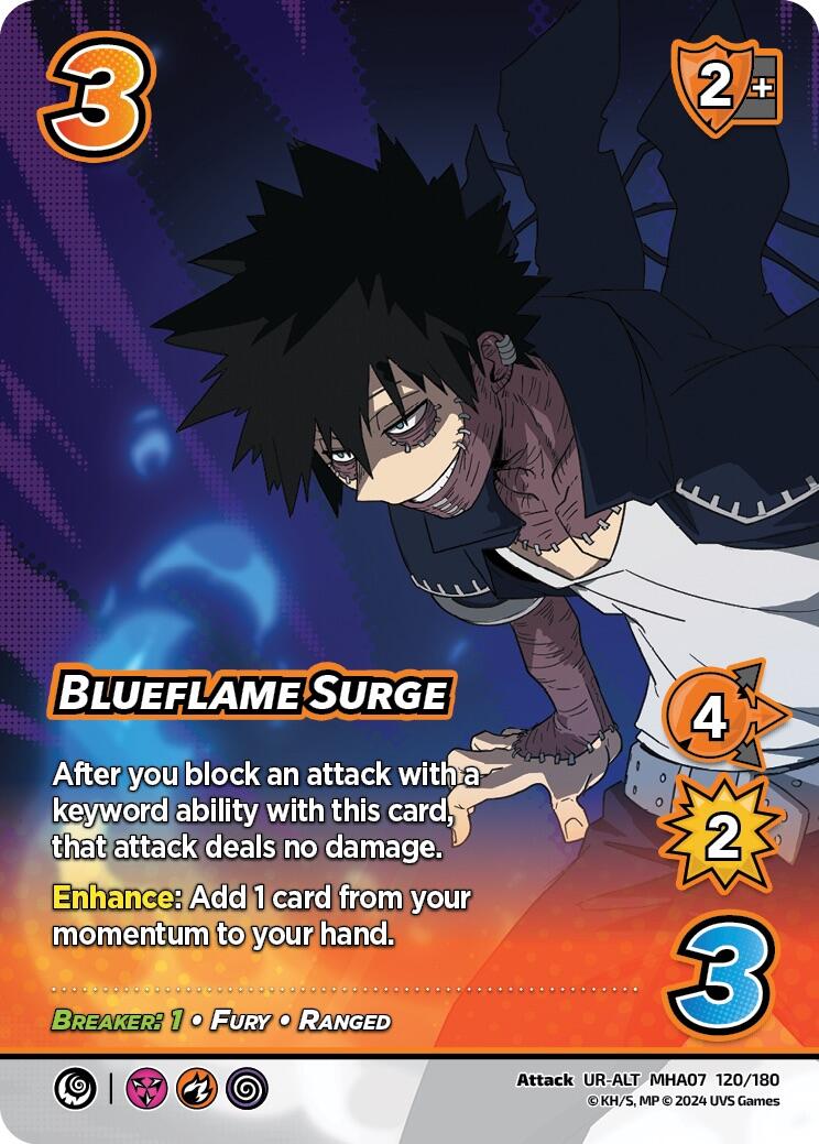 Blueflame Surge (Alternate Art) [Girl Power] | Enigma On Main