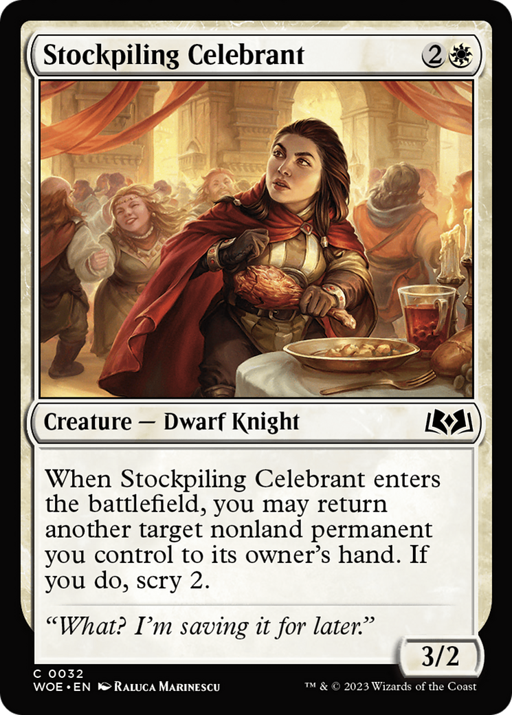 Stockpiling Celebrant [Wilds of Eldraine] | Enigma On Main